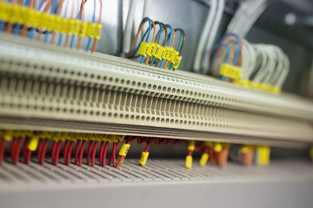 Close-up of electrical component