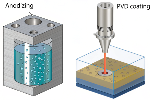 anodizing vs PVD coating