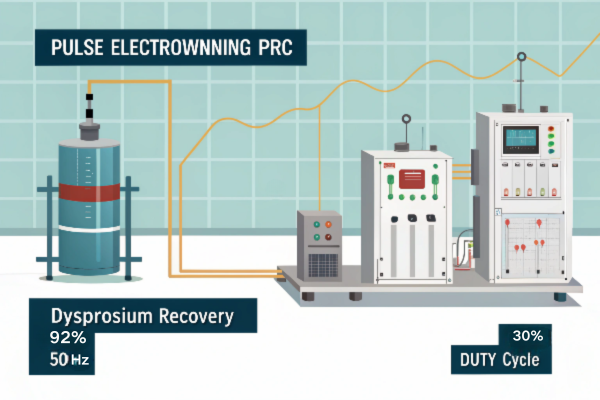 Pulse electrowinning
