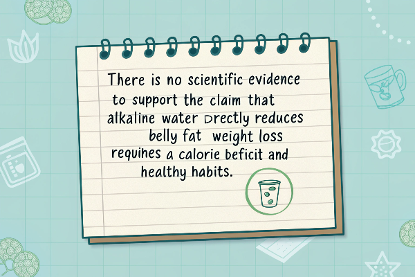 does alkaline water reduce belly fat