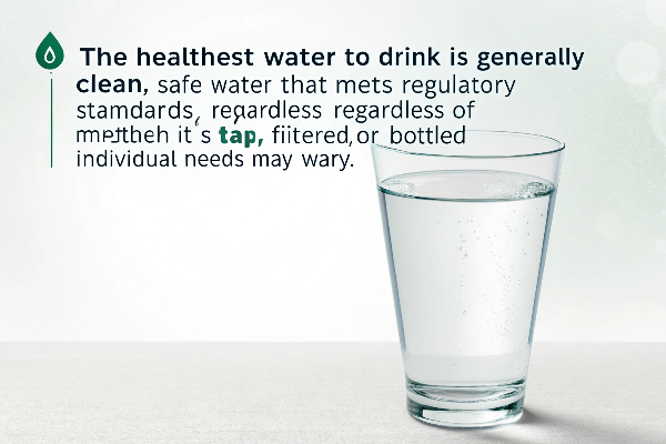 what is the healthiest water to drink