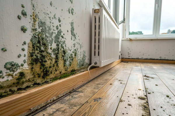 Mould reappearing on wall previously cleaned with bleach