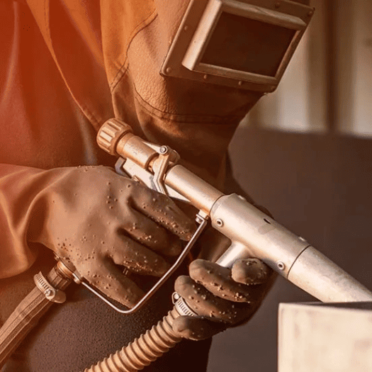 sandblasting